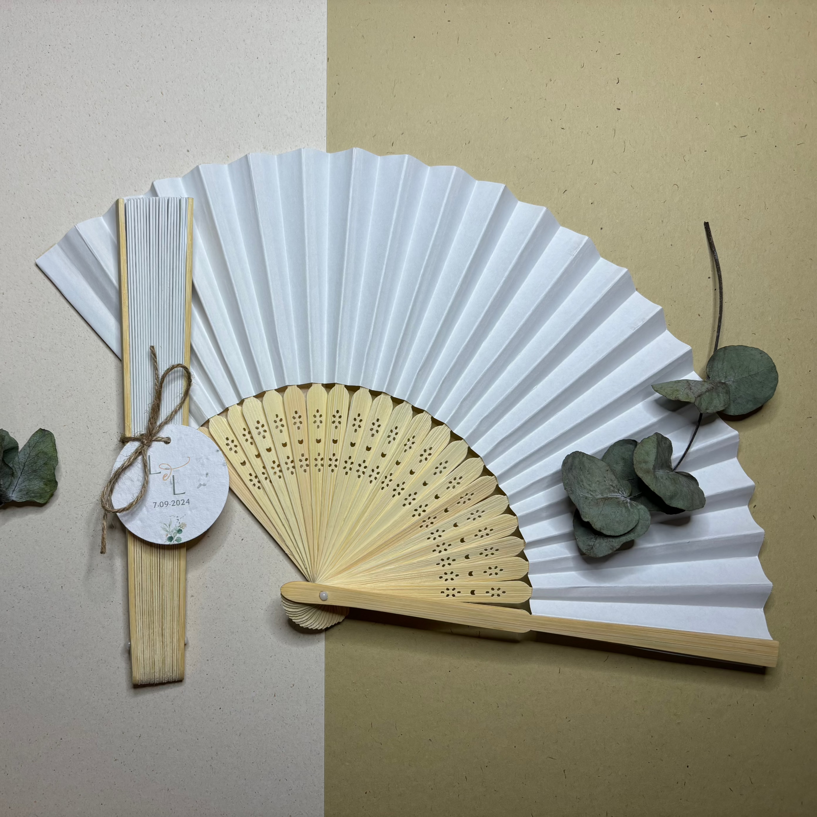 Ventaglio in carta personalizzato