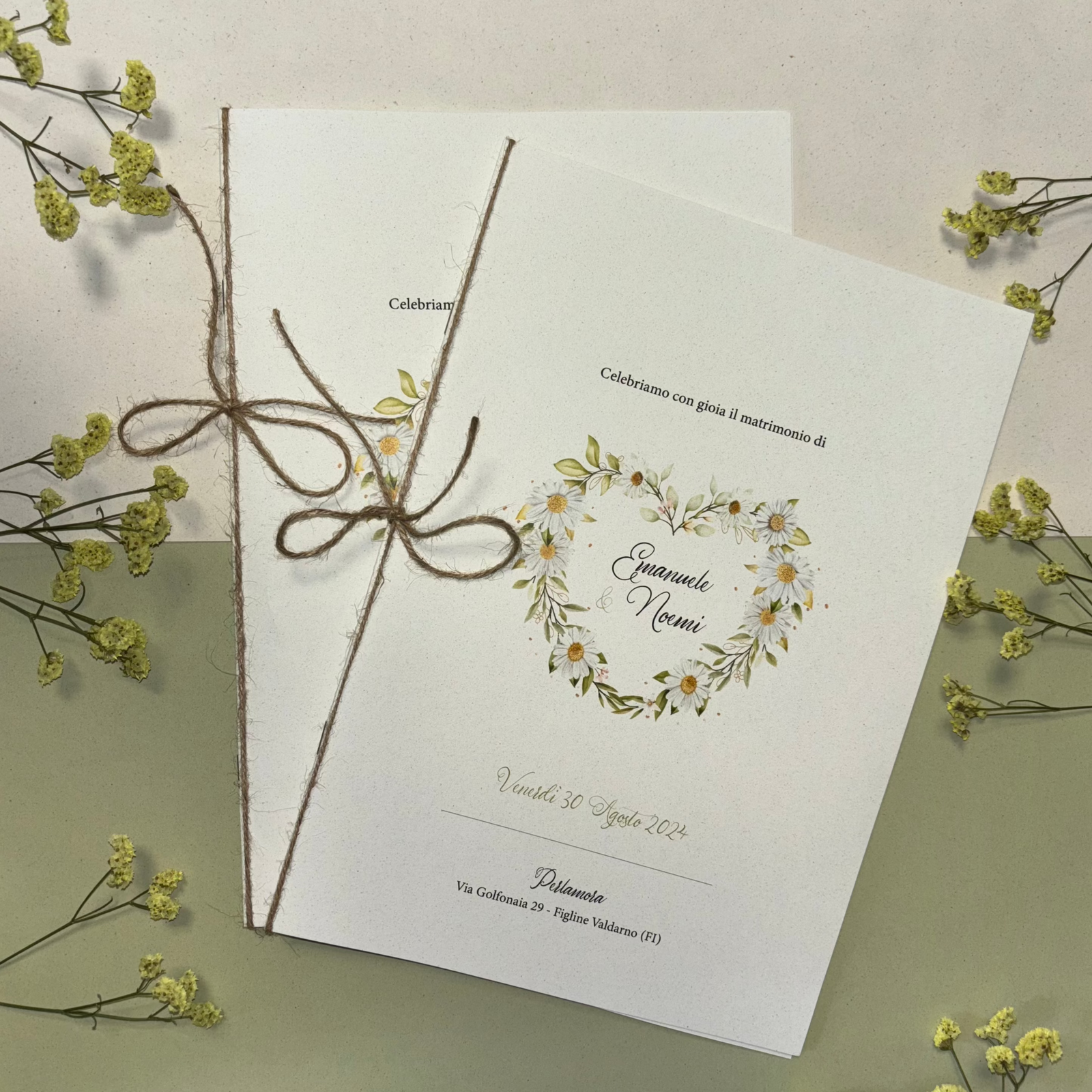 Libretto Cerimonia con fiocco