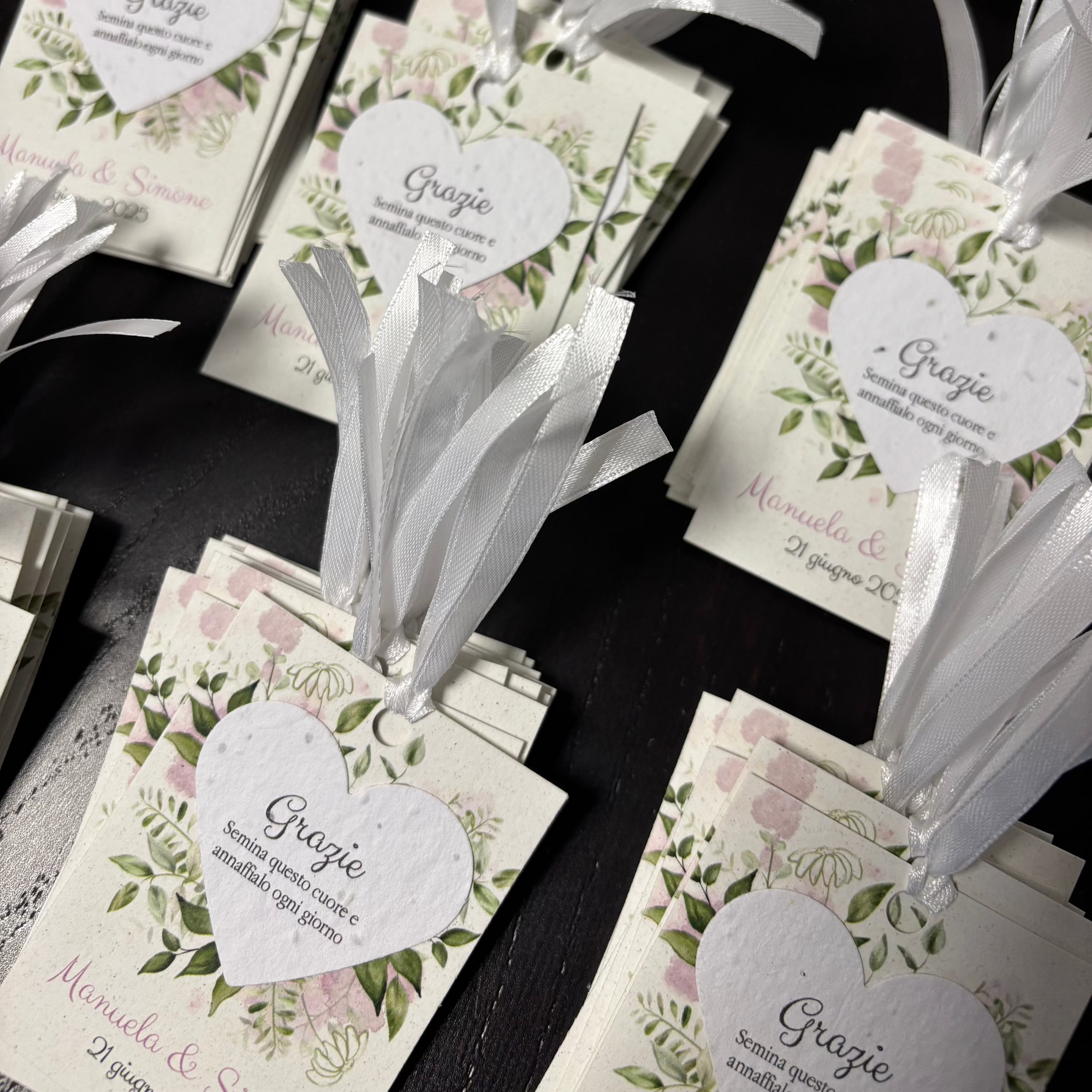 50 Segnaposto Per Matrimonio A Forma Di Cuore Scavato - Biglietti Bianchi Per Bicchiere Di Vino, Decorazione Tavolo Fai Da Te