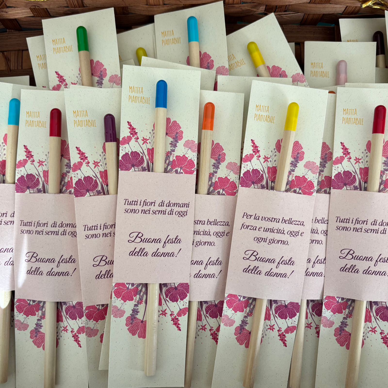 Matita Piantabile Auguri Sostenibili con Dedica Personalizzata
