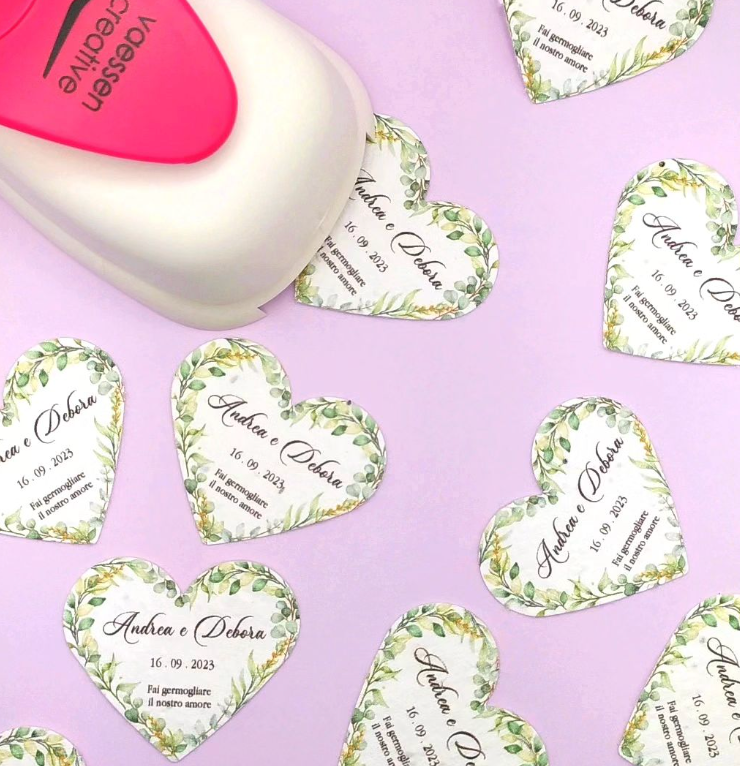 Tag Cuore Piantabile Personalizzato