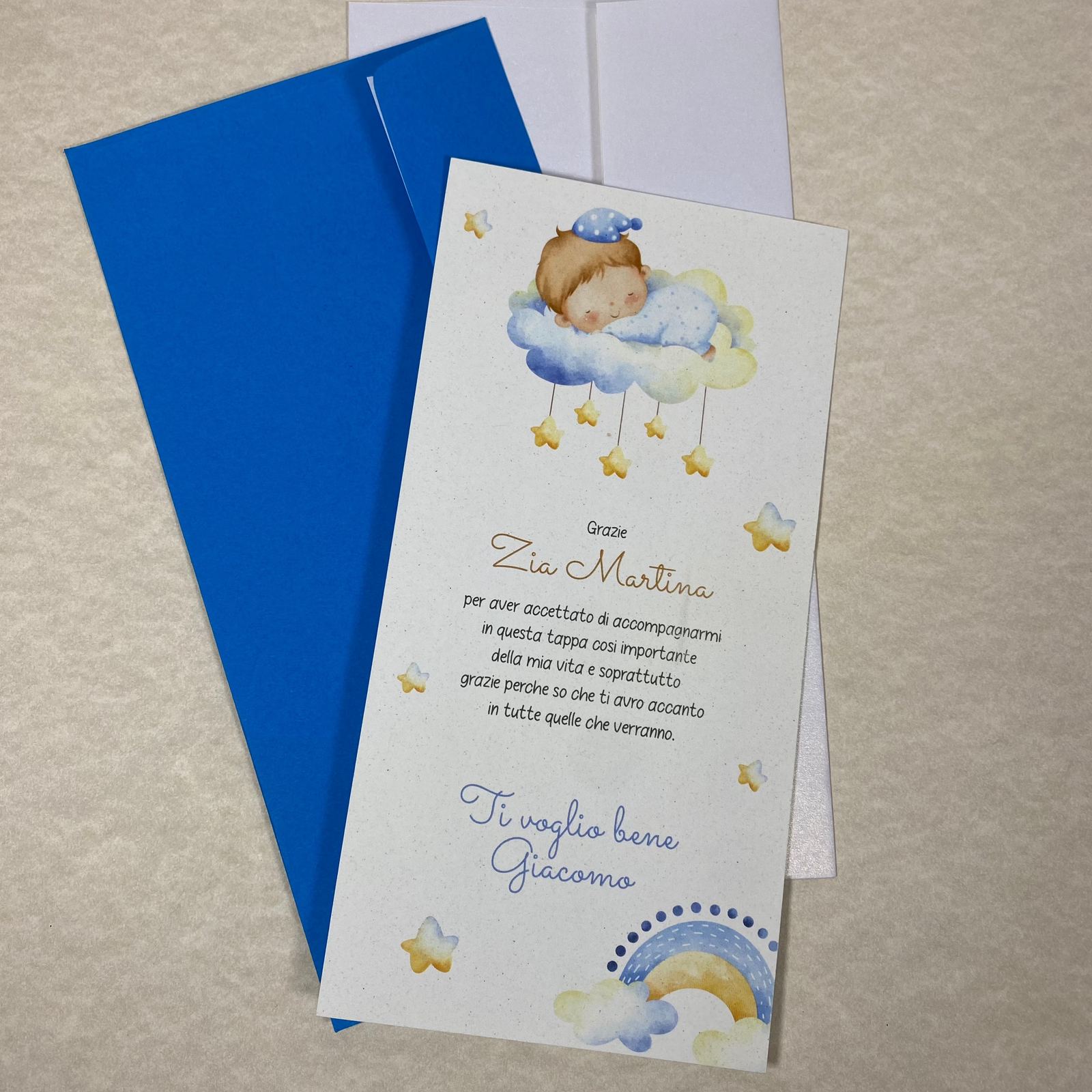 Ringraziamento padrino/madrina