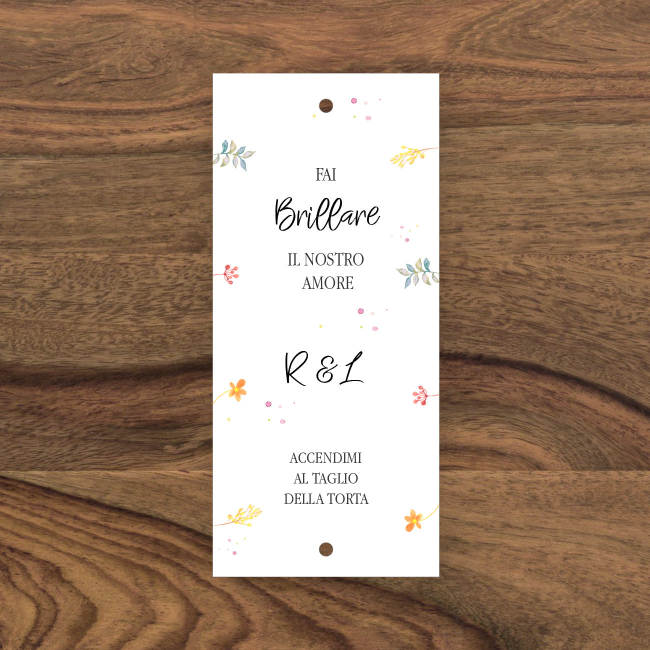 Scintille al taglio della torta