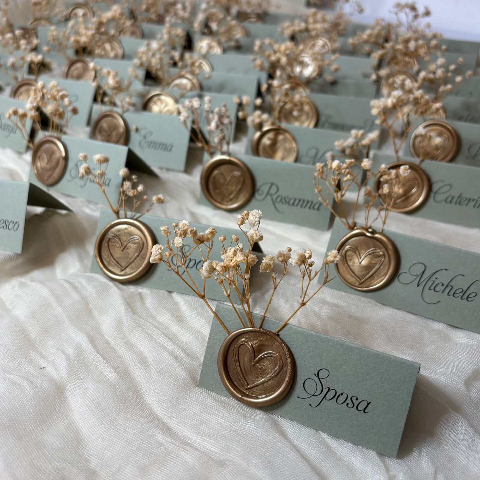 Segnaposto cavaliere ceralacca