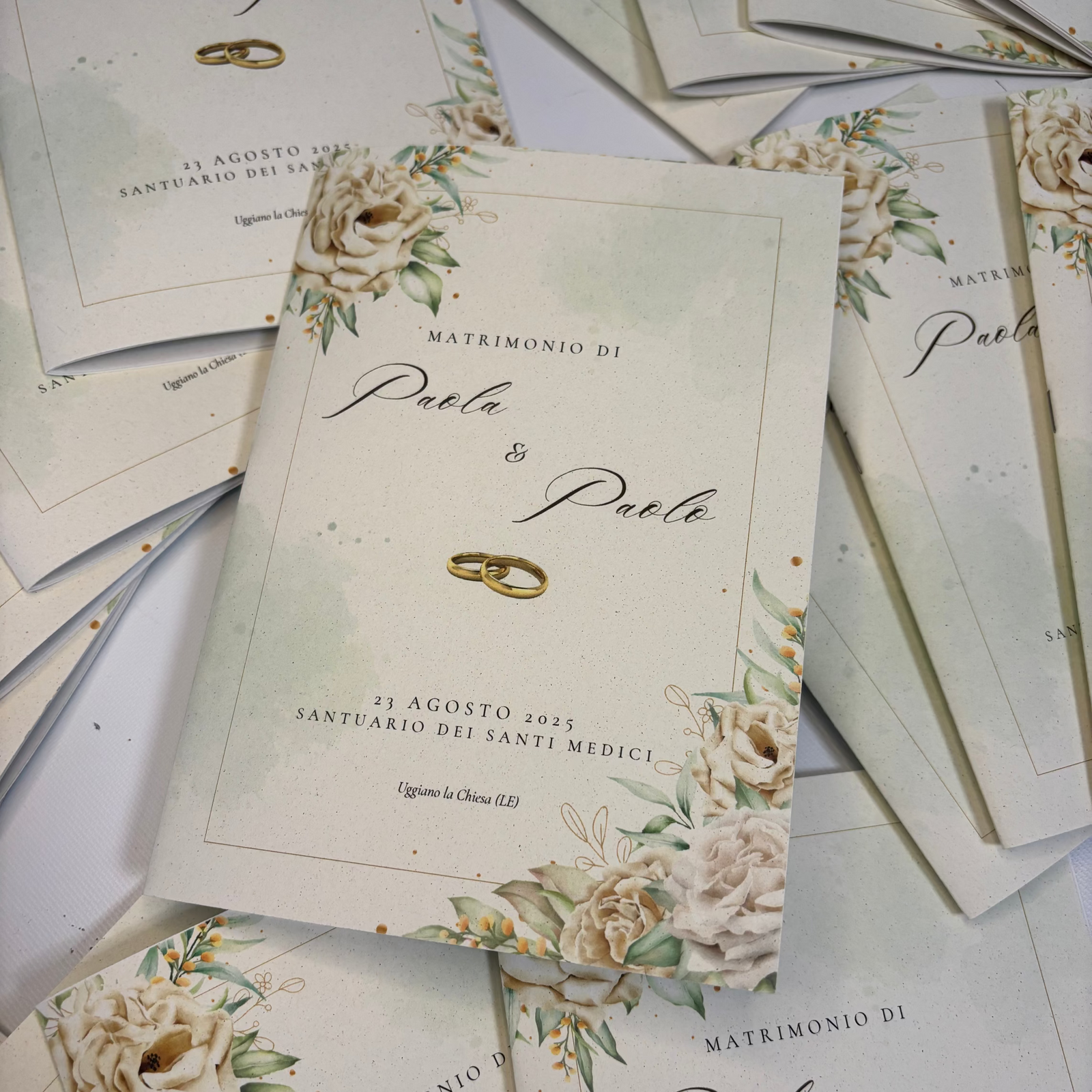 Libretto Messa Fronte e retro