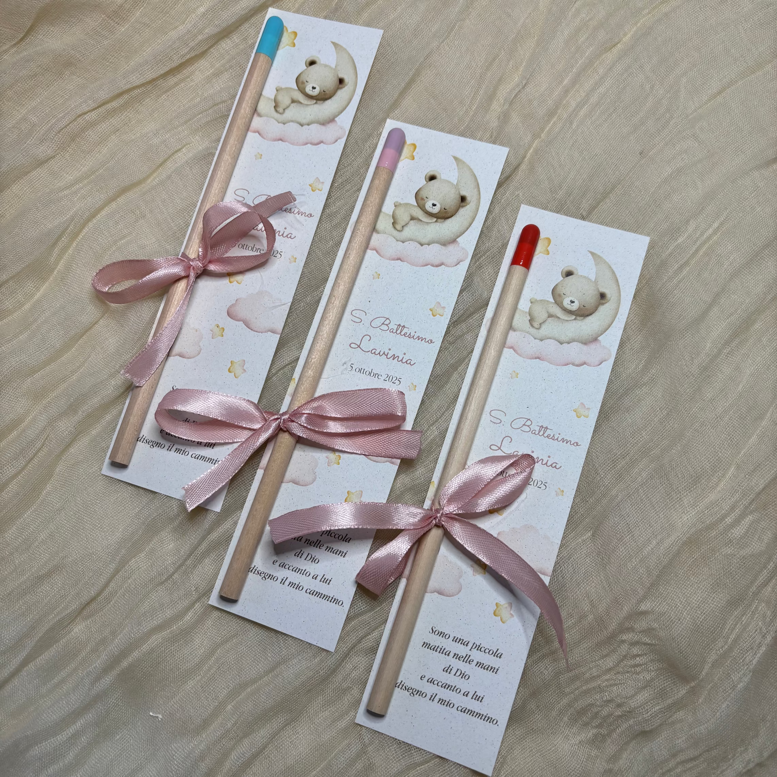 Matite Piantabili colorate Battesimo