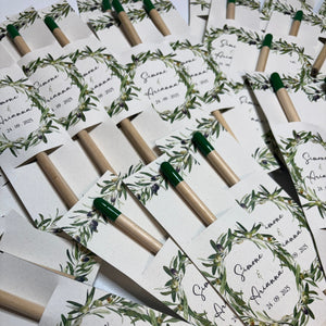 Matita Piantabile Auguri Sostenibili con Dedica Personalizzata