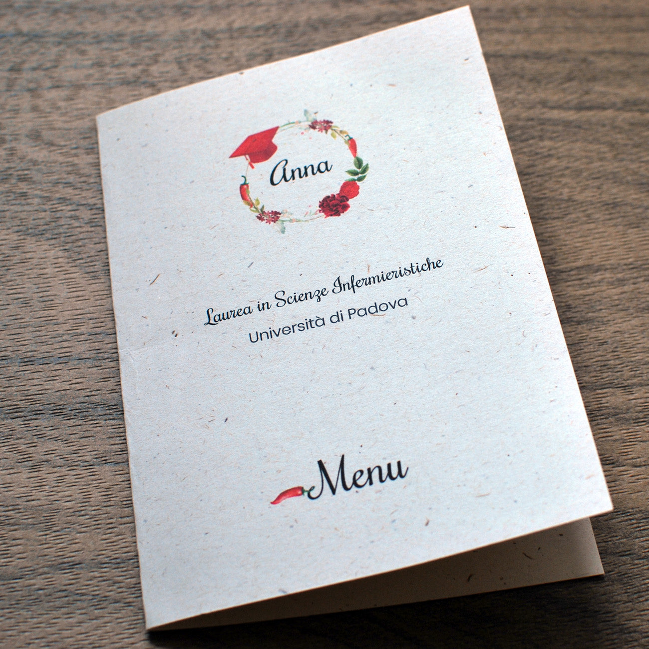 Menù a Libretto per cerimonie