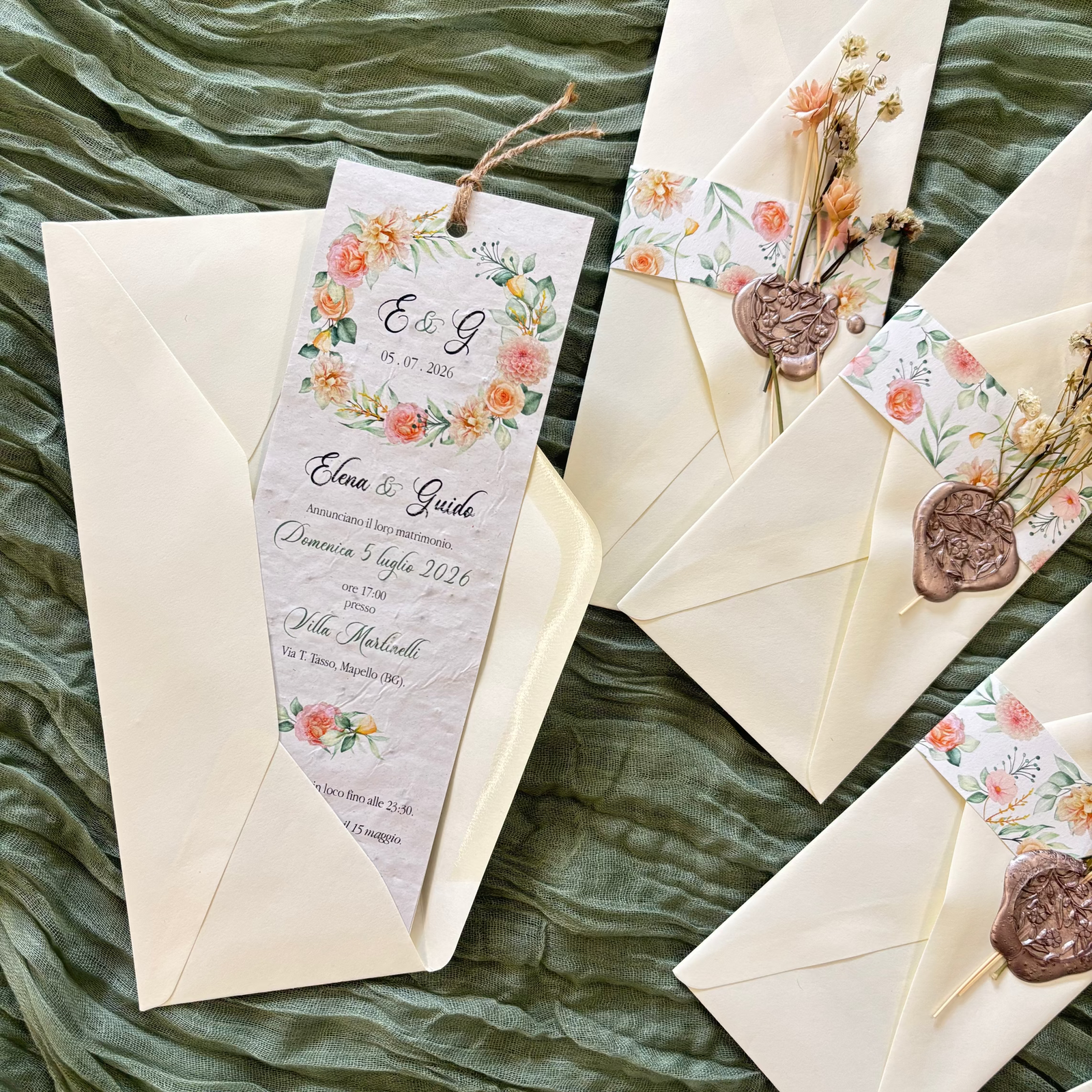 Ghirlanda Esagonale mix fiori