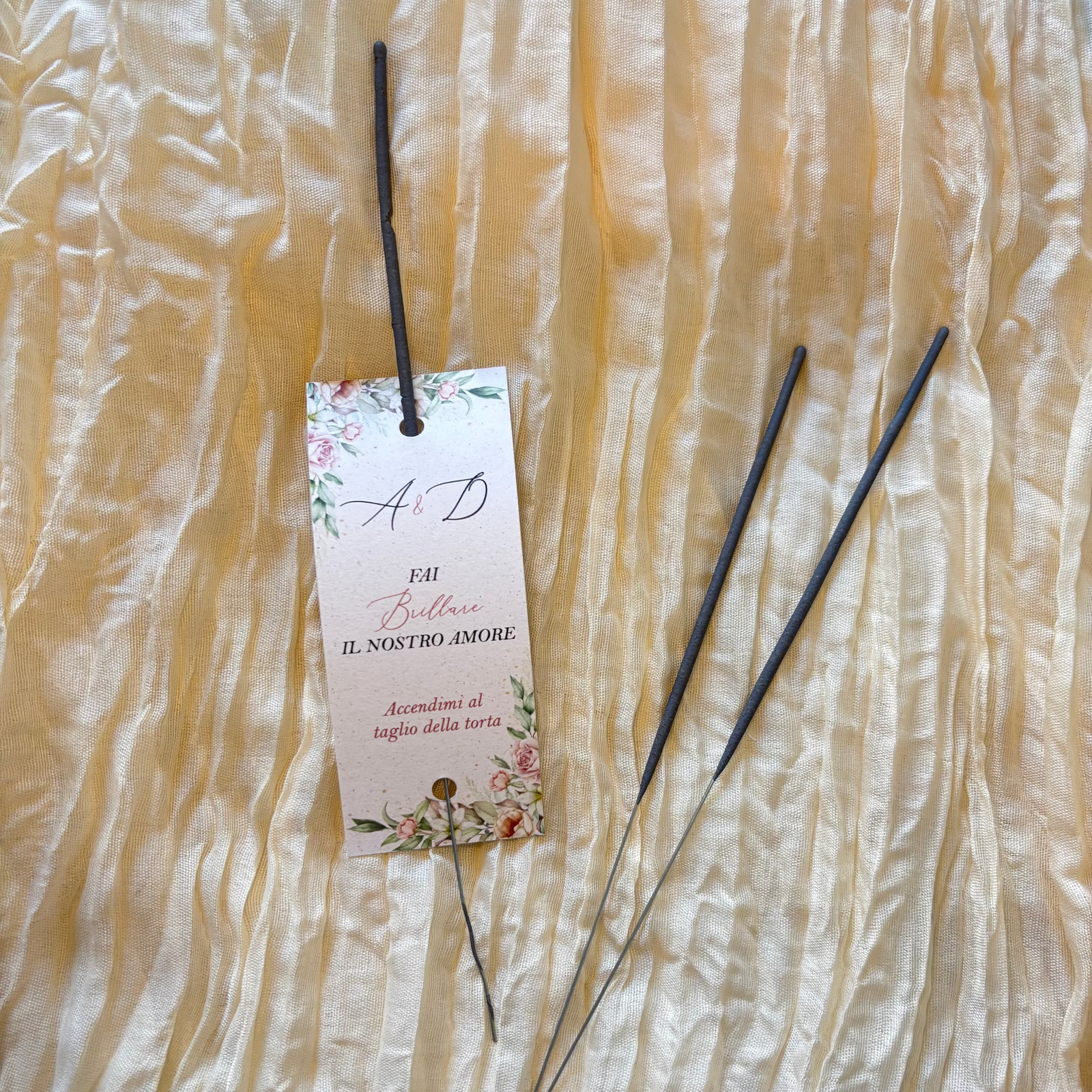 Scintille al taglio della torta