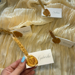 Segnaposto cavaliere ceralacca