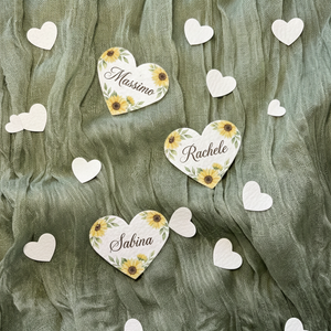 Cuore piantabile con nome invitato