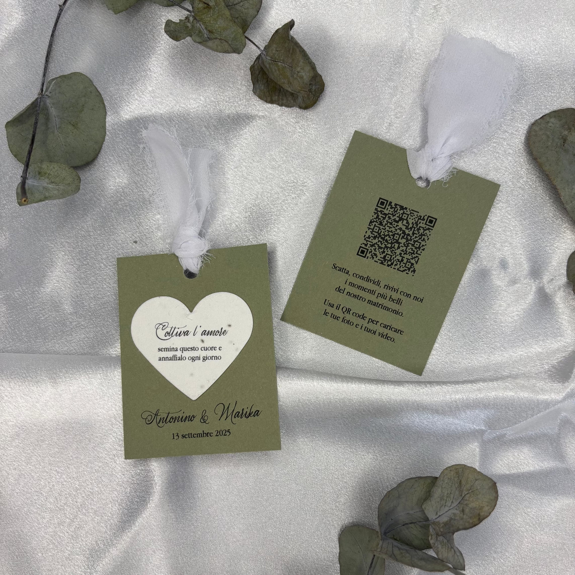 Ringraziamento grande con cuore piantabile