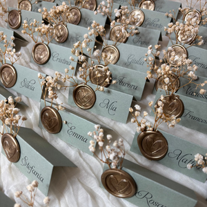 Segnaposto cavaliere ceralacca