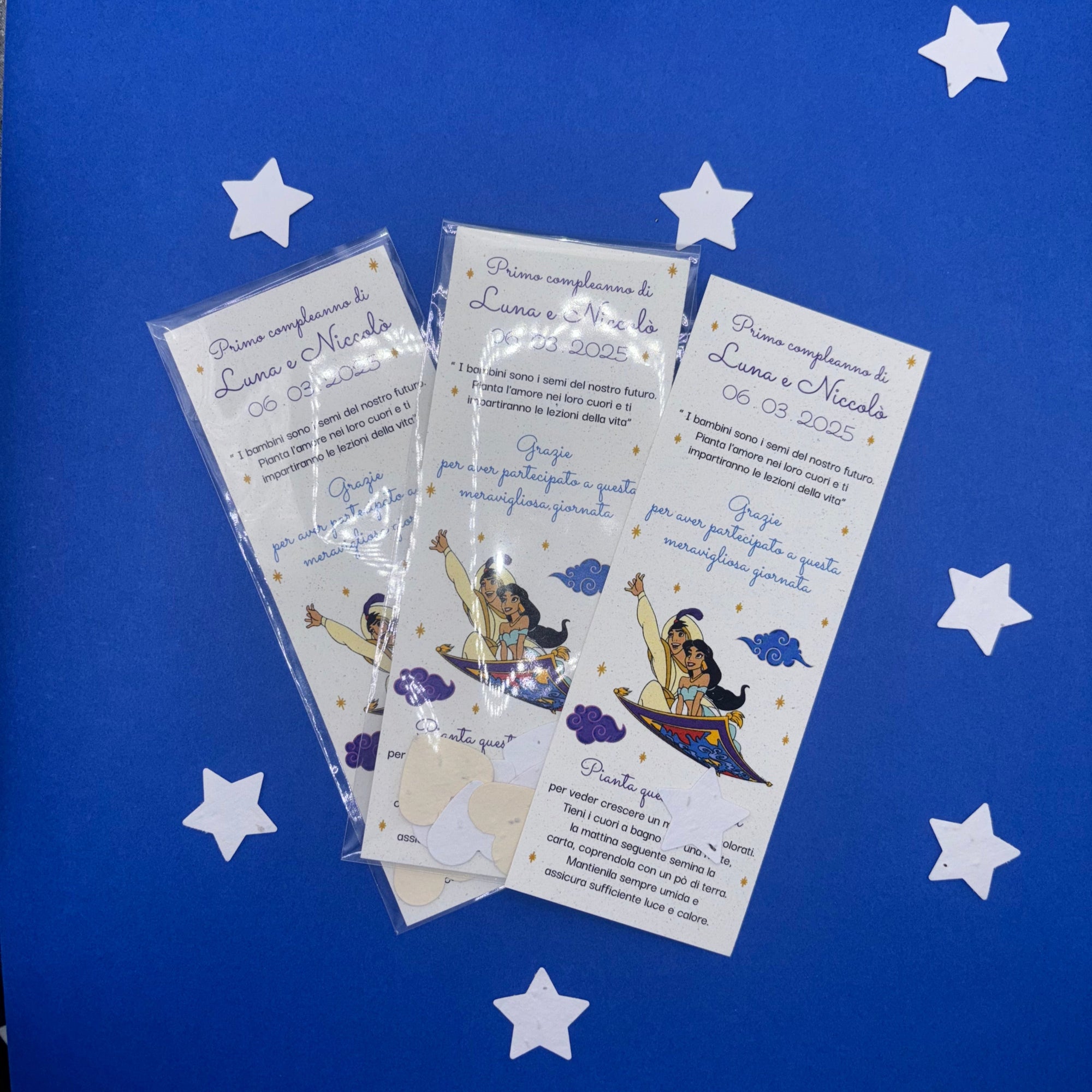 Segnalibro Cerimonia con forme Piantabil