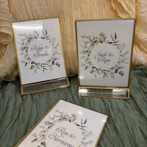 Tableau Segna tavoli con Cornice