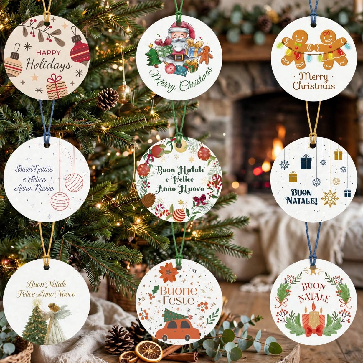 Addobbi Piantabili per albero di Natale