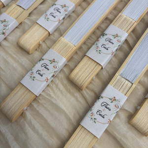 Ventaglio in carta e bambù