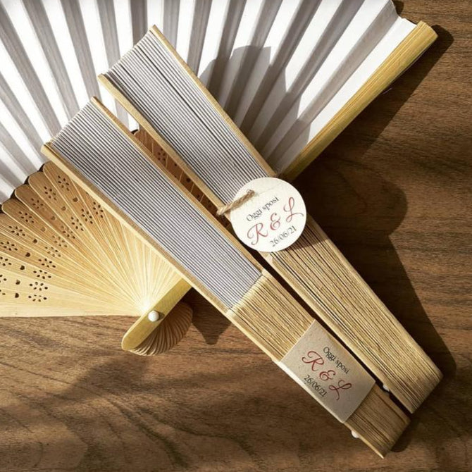 Ventaglio in carta personalizzato