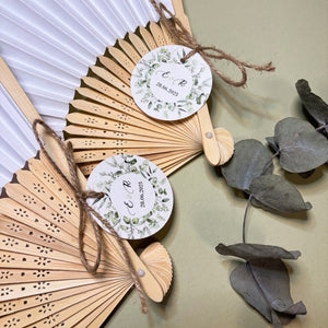Ventaglio in carta e bambù